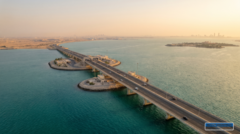 King Fahd Causeway — pont-digue de 25 km reliant le Bahreïn à l'Arabie saoudite
