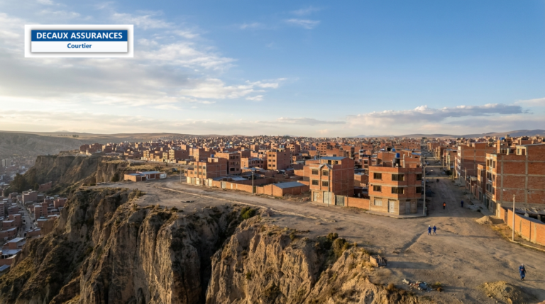 Ville d'El Alto sur l'Altiplano, Bolivie — étendue urbaine à plus de 4000 mètres