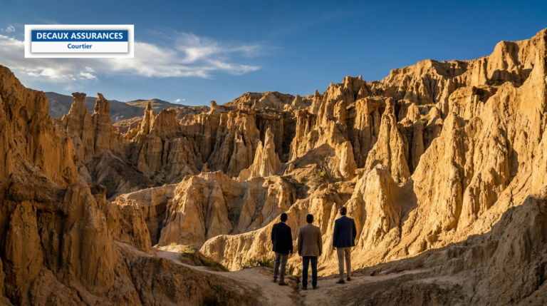 Valle de la Luna près de La Paz, Bolivie — pics d'argile érodés