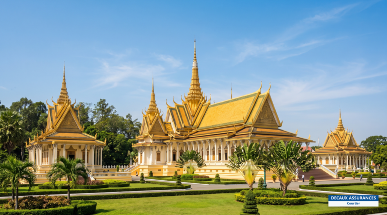 Palais royal et pagode d'argent de Phnom Penh, Cambodge