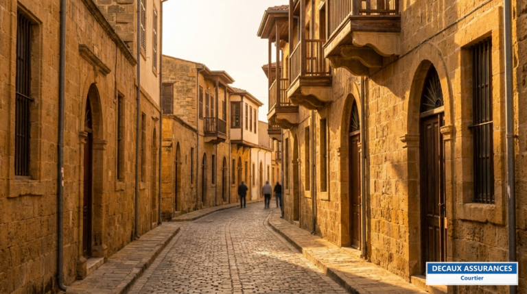 Vieille ville de Nicosie intra-muros, Chypre — capitale et cœur de la communauté française