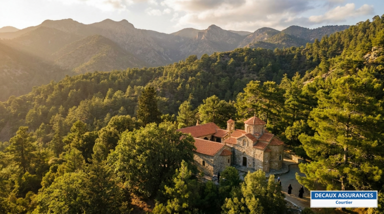 Massif du Troodos, Chypre — montagnes et monastères byzantins