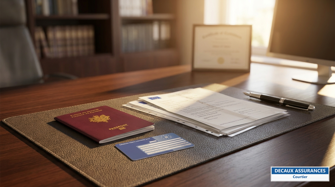 Passeport français, carte européenne d'assurance maladie et documents d'enregistrement de séjour — s'installer à Chypre