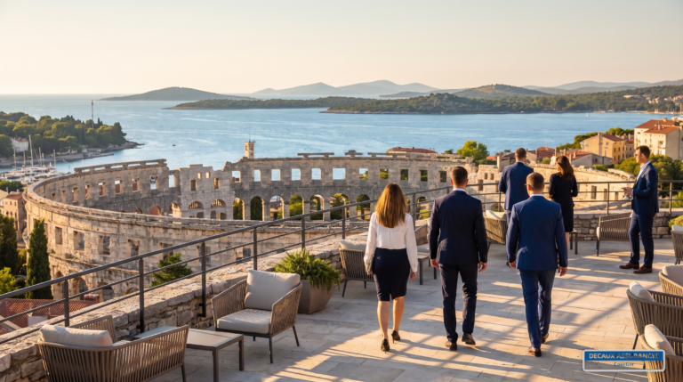 Pula et l'Istrie, Croatie — amphithéâtre romain et littoral istrien
