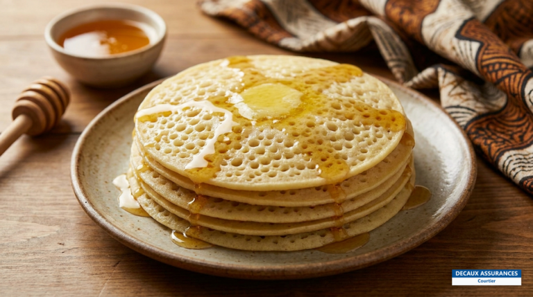 Lahoh, crêpe spongieuse djiboutienne servie au petit-déjeuner
