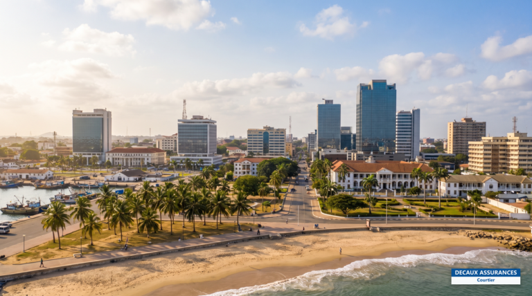 Skyline d'Accra, capitale du Ghana — vivre dans le hub économique de l'Afrique de l'Ouest