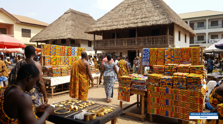 Patrimoine ashanti et tissus kente à Kumasi, Ghana