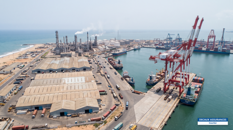 Port industriel de Tema, à l'est d'Accra, Ghana