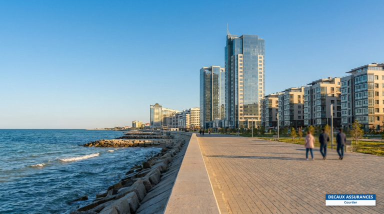 Aktaou sur la mer Caspienne, ouest du Kazakhstan — front de mer