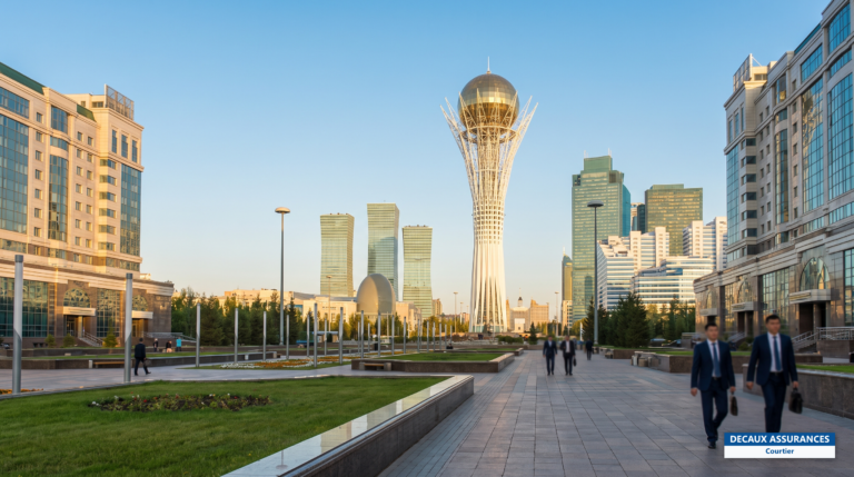 Tour Baïterek et quartier gouvernemental d'Astana, Kazakhstan