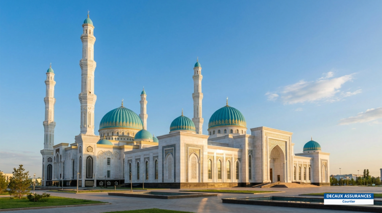 Mosquée Hazrat Sultan à Astana, Kazakhstan — architecture monumentale