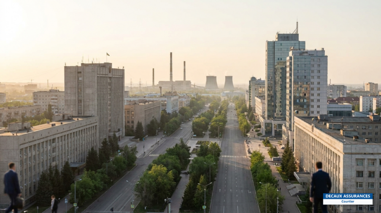 Karaganda, ville industrielle du centre du Kazakhstan