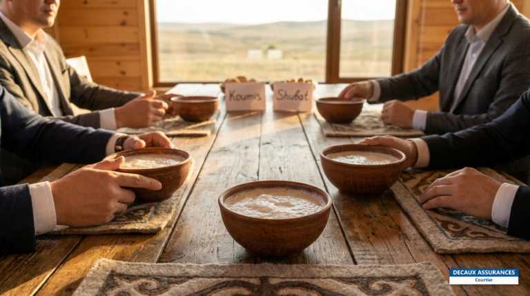 Koumis et choubat — laits fermentés de jument et de chamelle, Kazakhstan