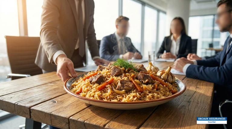 Plov kazakh — riz au mouton, carottes et oignons