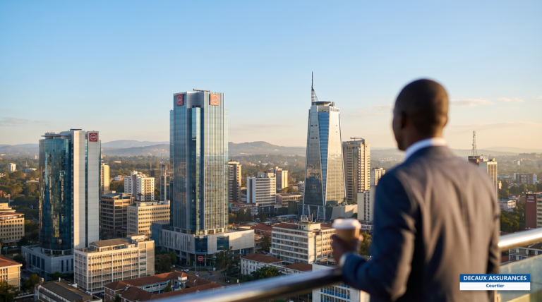 Skyline de Nairobi, capitale du Kenya — hub régional de l'ONU et des ONG