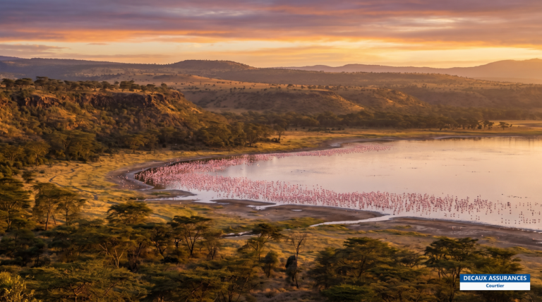 Nakuru et son lac, vallée du Rift au Kenya