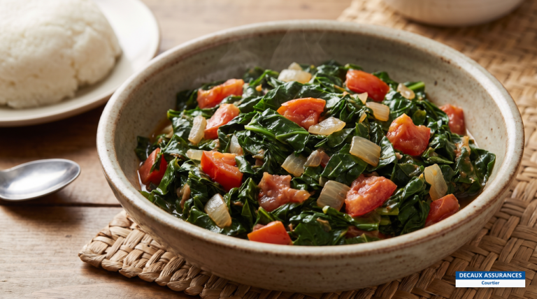 Sukuma wiki, plat de chou frisé sauté du Kenya