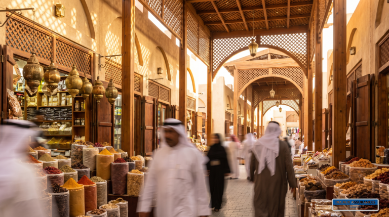 Le souk Al-Mubarakiya de Koweït-City — marché traditionnel couvert