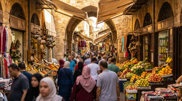 Souks de Beyrouth — vie quotidienne des expatriés français au Liban