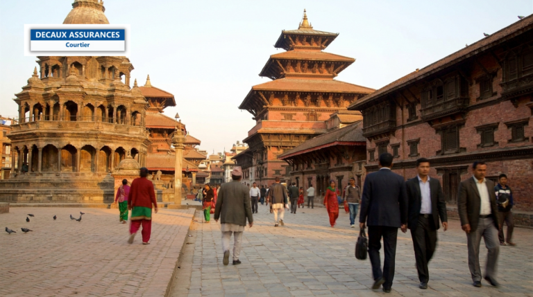 Durbar Square de Katmandou, Népal — temples pagodes newari du centre historique