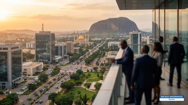 Abuja, capitale fédérale du Nigeria, et l'Aso Rock — vivre dans la capitale