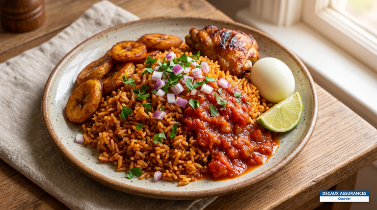 Jollof rice, riz épicé emblématique du Nigeria