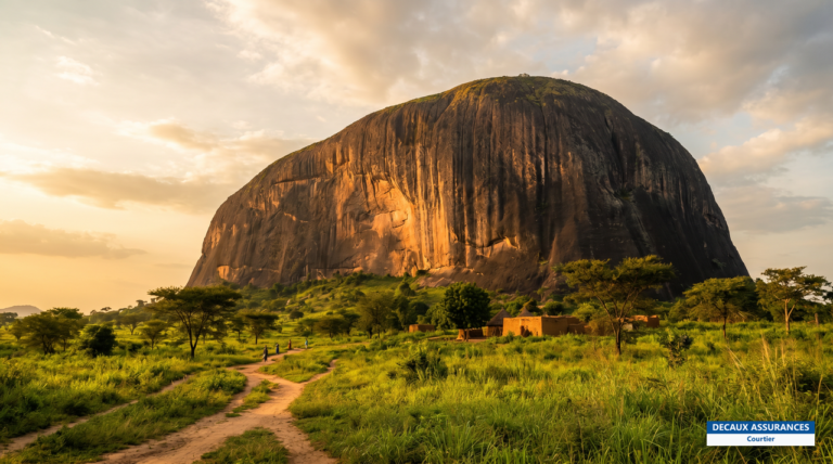 Zuma Rock, monolithe géant près d'Abuja, Nigeria