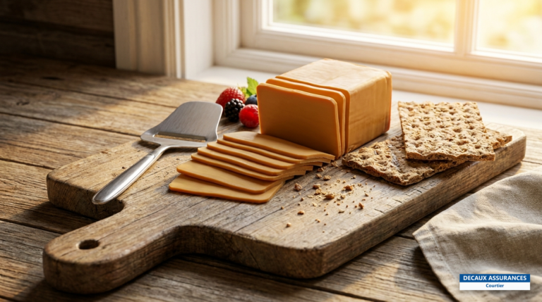 Brunost, fromage brun caramélisé norvégien, en tranches