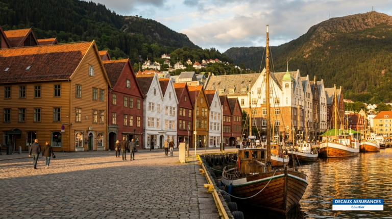 Quai hanséatique de Bryggen à Bergen, Norvège
