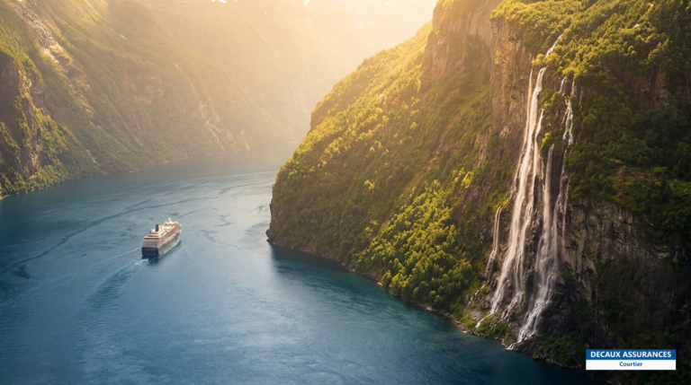 Geirangerfjord, fjord de l'Ouest de la Norvège, patrimoine mondial