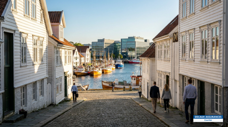 Vieille ville de Stavanger, capitale de l'énergie, Norvège