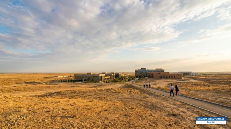 Noukous au Karakalpakstan, Ouzbékistan — steppe aride près de la mer d'Aral