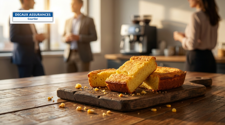 Sopa paraguaya — gâteau salé de farine de maïs, fromage et oignon, tranché sur une planche