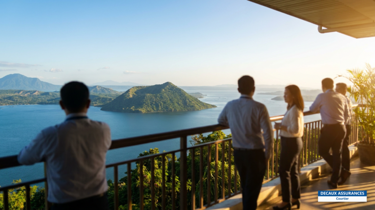 Volcan Taal vu de Tagaytay et ville coloniale de Vigan, Luçon, Philippines