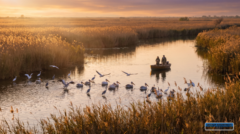 Delta du Danube, Roumanie — réserve de biosphère et oiseaux migrateurs
