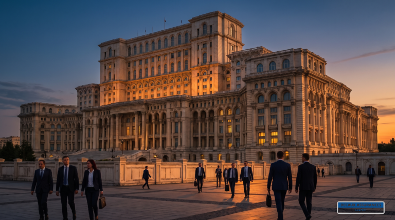 Palais du Parlement de Bucarest, Roumanie — l'un des plus grands bâtiments administratifs au monde