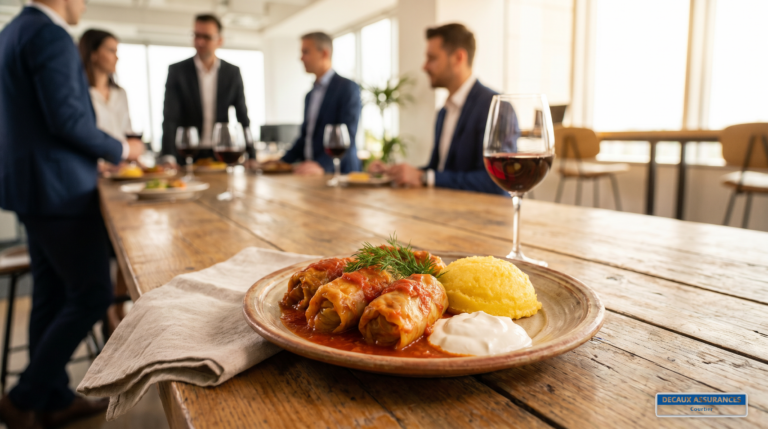 Sarmale roumains — feuilles de chou farcies de viande et de riz