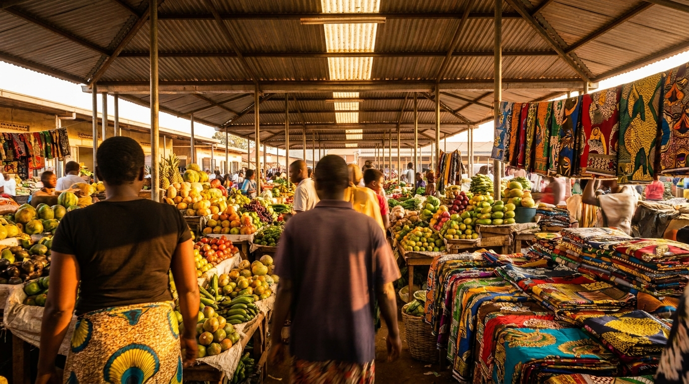 Marché de Kimironko à Kigali — vie quotidienne des expatriés français au Rwanda