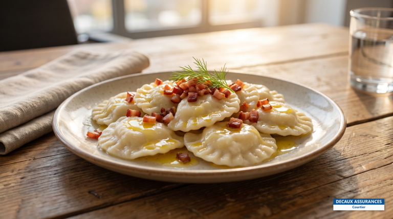 Bryndzové pirohy — raviolis au fromage de brebis, cuisine slovaque