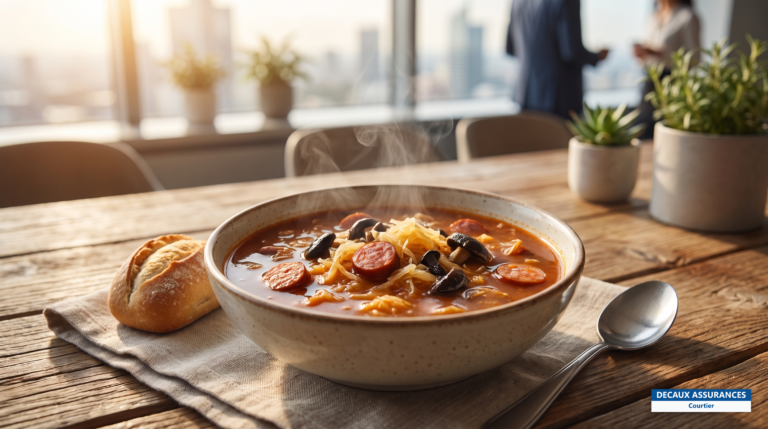Kapustnica — soupe de choucroute slovaque, souvent servie à Noël