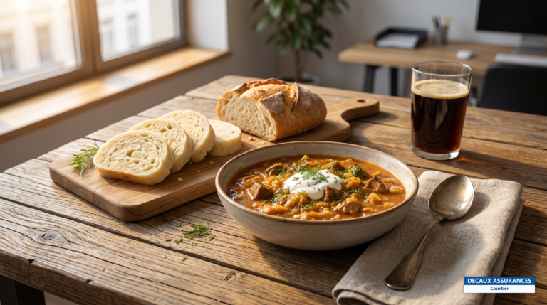 Segedínsky guláš — goulasch à la choucroute et à la crème, spécialité slovaque