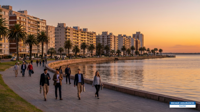 La Rambla de Montevideo, Uruguay — promenade du front de mer le long du Río de la Plata