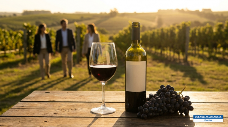 Verre de vin rouge Tannat, cépage emblématique de l'Uruguay, dans un vignoble au coucher du soleil