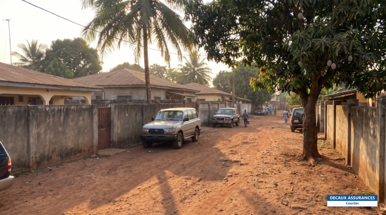 Quartier de Kipé dans la commune de Ratoma à Conakry, Guinée — résidences et axes de la haute banlieue