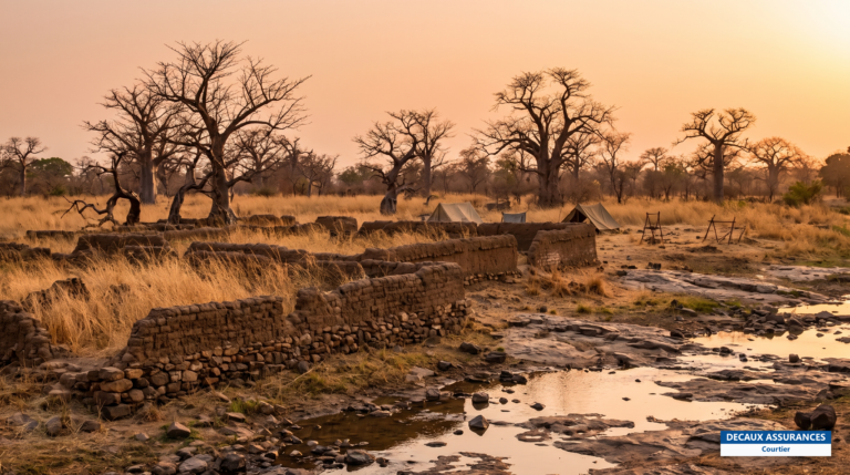Site de Niani en Haute-Guinée — vestiges de l'ancienne capitale de l'empire du Mali près de Siguiri