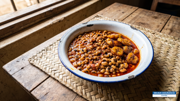 Alele, spécialité culinaire togolaise servie dans un plat traditionnel
