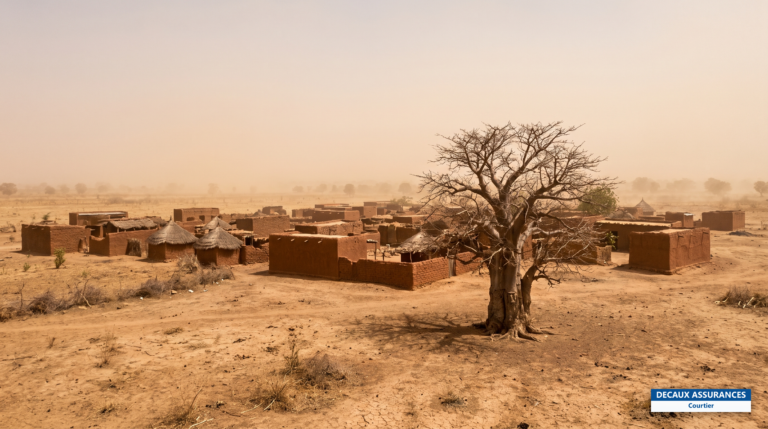 Dapaong, chef-lieu de la région des Savanes au nord du Togo — paysage sahélien