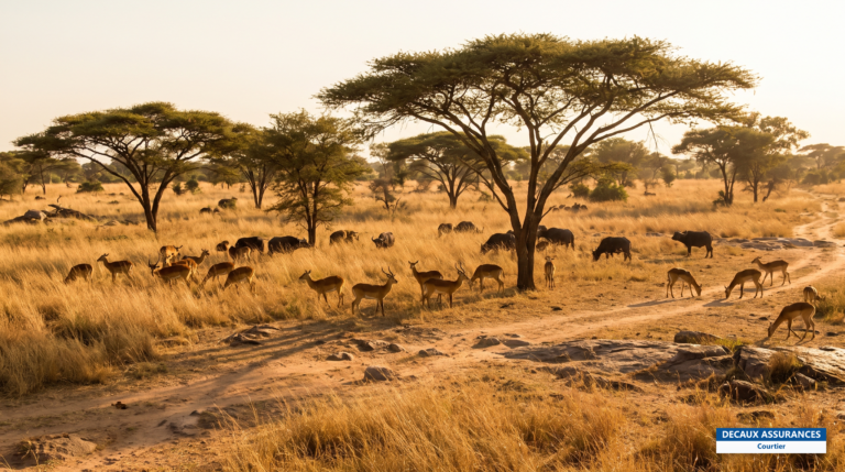 Parc animalier de Sarakawa dans le nord du Togo — savane et faune