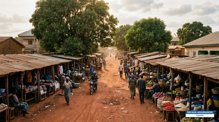 Ville de Sokodé au centre du Togo — carrefour routier et marché de la région Centrale