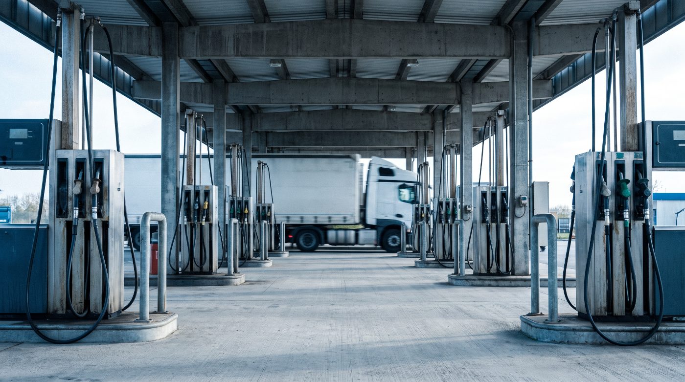 Station de ravitaillement pour poids lourds